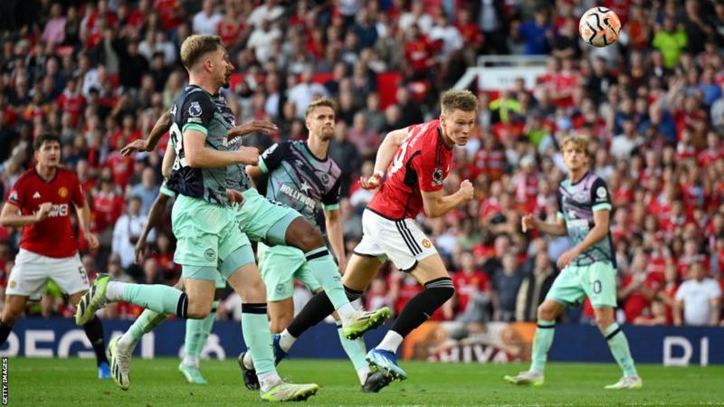 Man Utd beat Brentford with late McTominay double