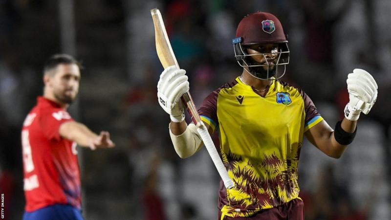 West Indies v England: Hosts win deciding fifth T20 to secure 3-2 series win