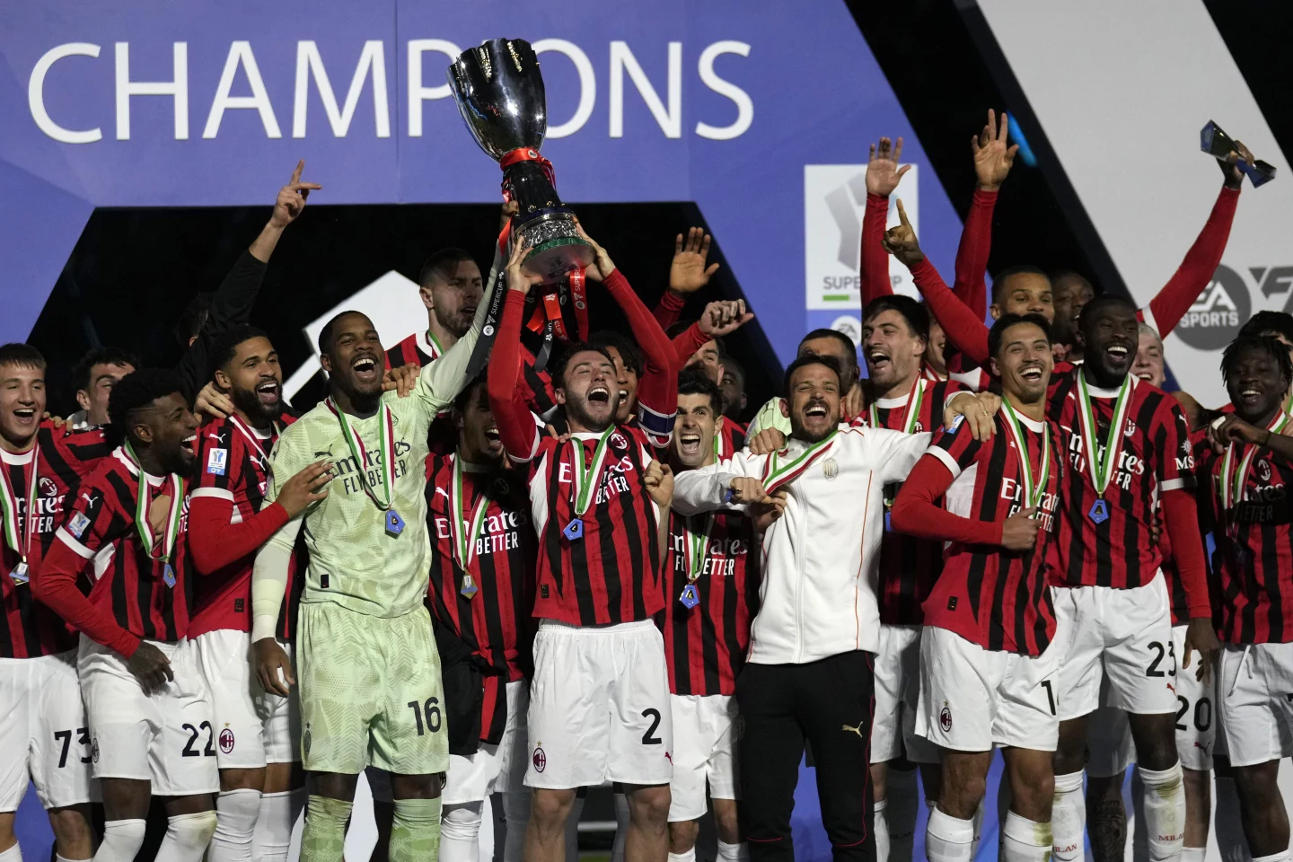 Italian Super Cup: AC Milan defeats Inter to clinch the title