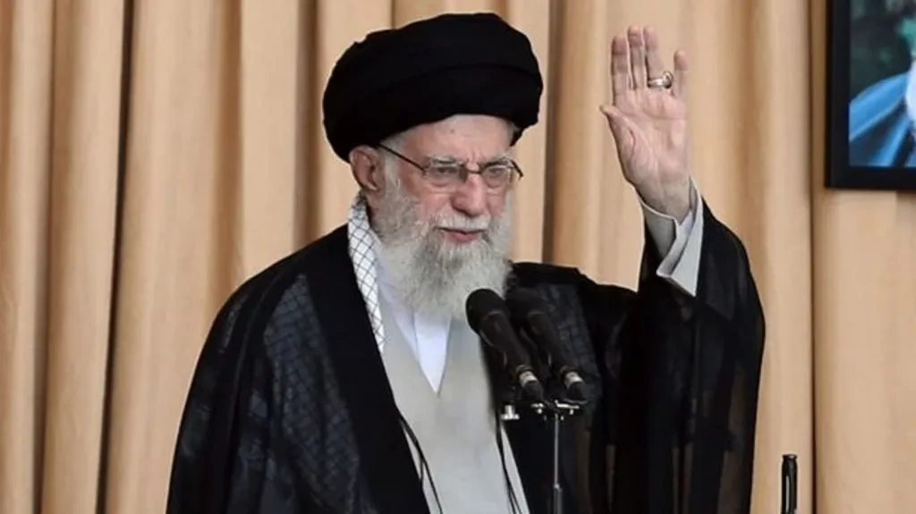 Iran's leader defends strikes on Israel in rare public speech