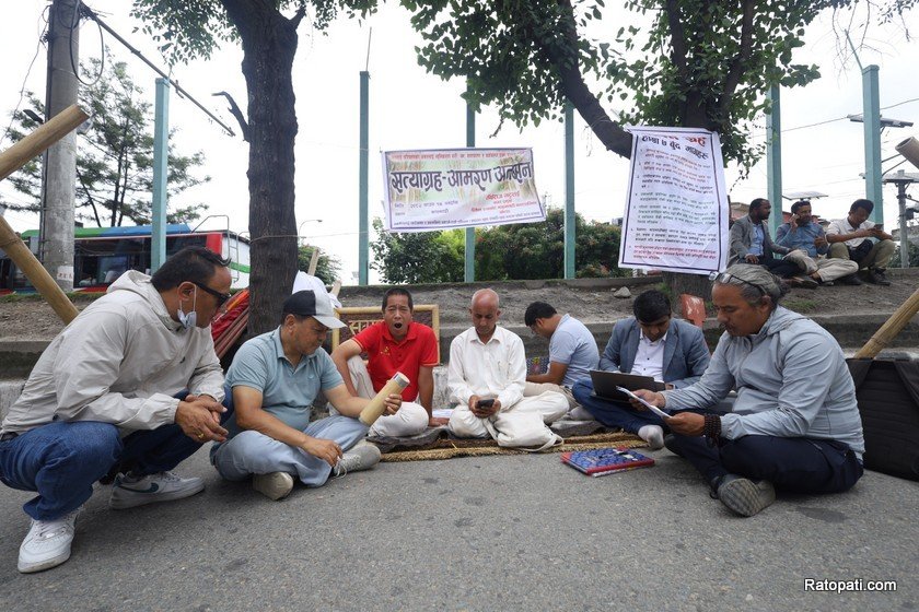 Mayor Bhattarai Begins Indefinite Hunger Strike Demending Federal Law Amendment