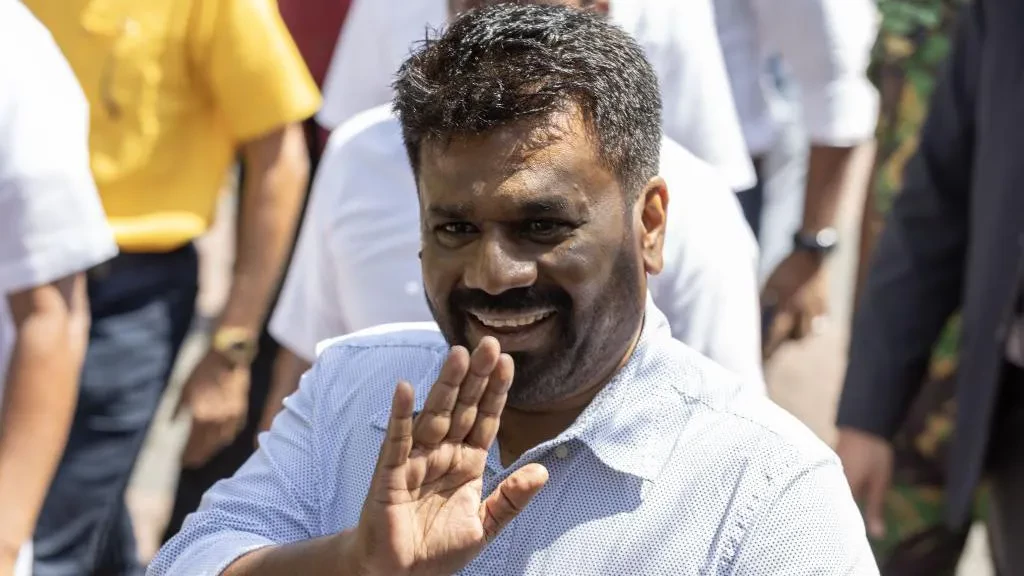 Sri Lanka swears in new left-leaning president