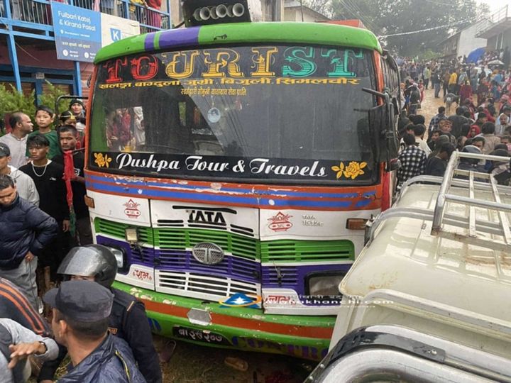 Update: Arghakhanchi bus accident death toll rises to two; 19 injured