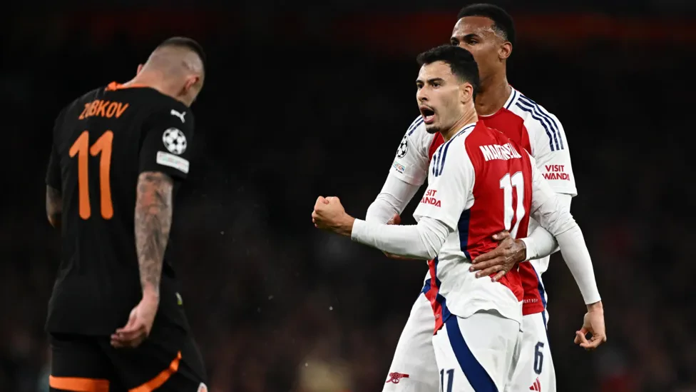 Champions League: Arsenal edge past Shakhtar