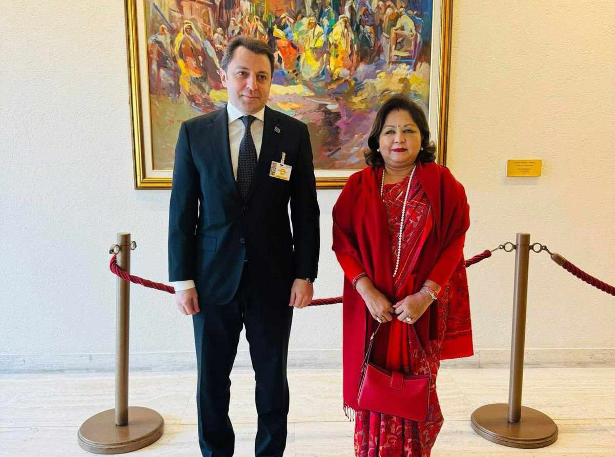 Nepal and Azerbaijan Foreign Ministers hold bilateral talks in Geneva