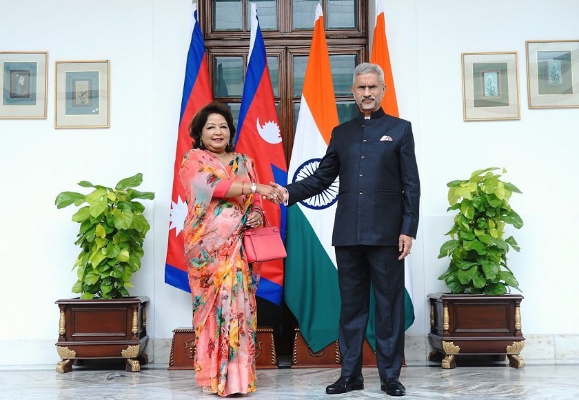 Foreign Minister Rana meets Indian counterpart