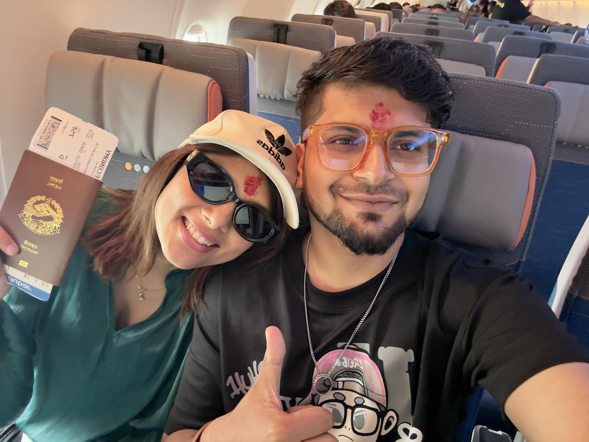 Nepali Singers Asmita and Mahesh Depart for U.S. Musical Tour