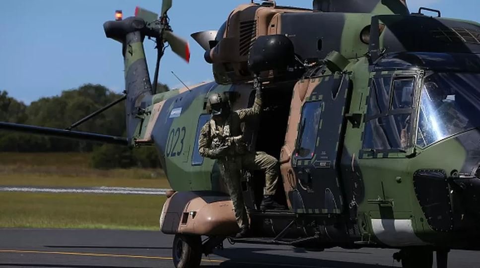 Australia helicopter crash: Four military aircrew missing