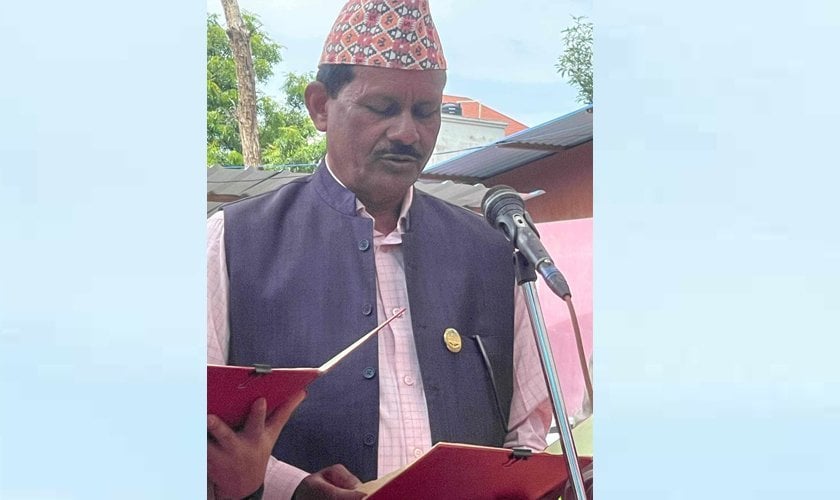 Lumbini province Forest Minister Badshah Kurmi resigns