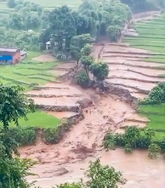 Badigad landslide leaves 50 families displaced