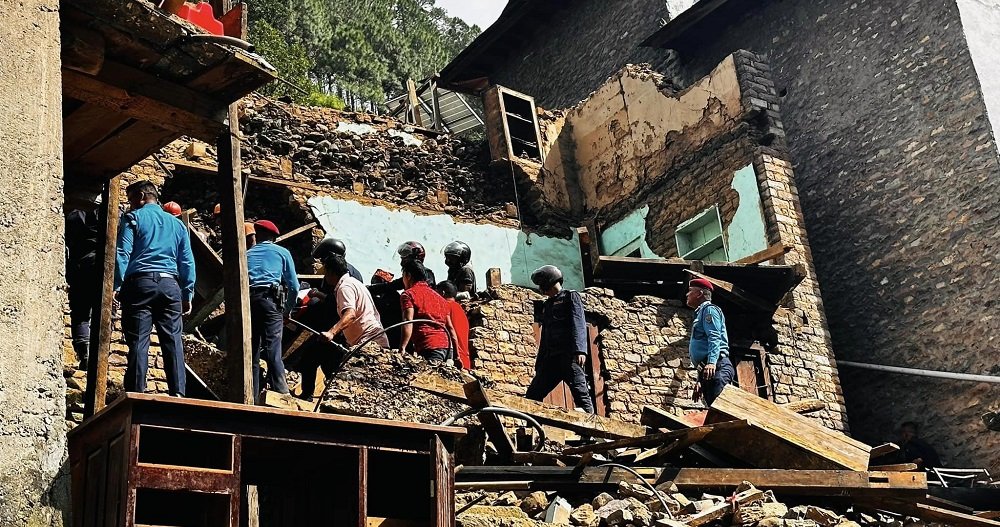 One dead, 11 injured in house demolition accident in Baglung