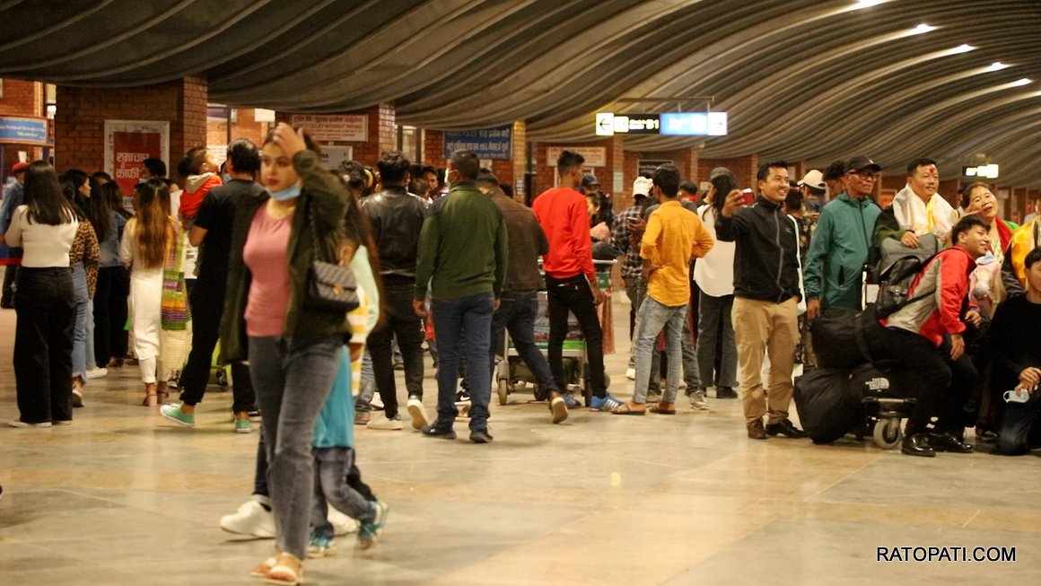 Separate line for workers going to foreign employment removed at TIA