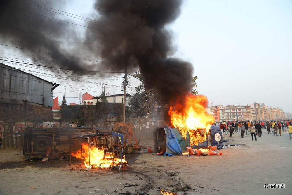 Kathmandu’s Balaju area under tension (with pictures)