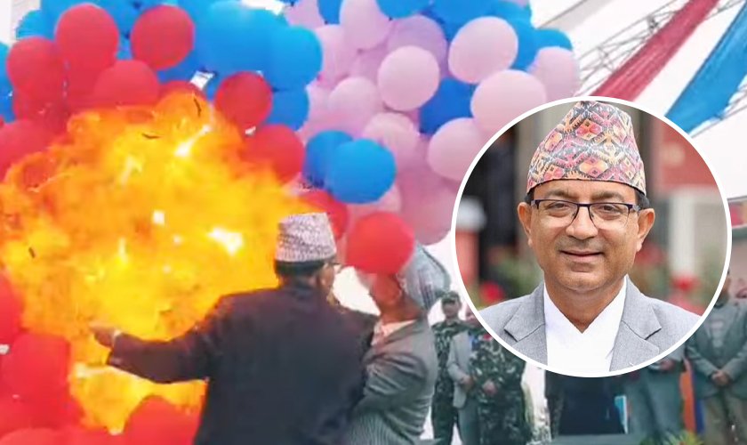 Indian national arrested for filling balloons with hydrogen gas in Pokhara