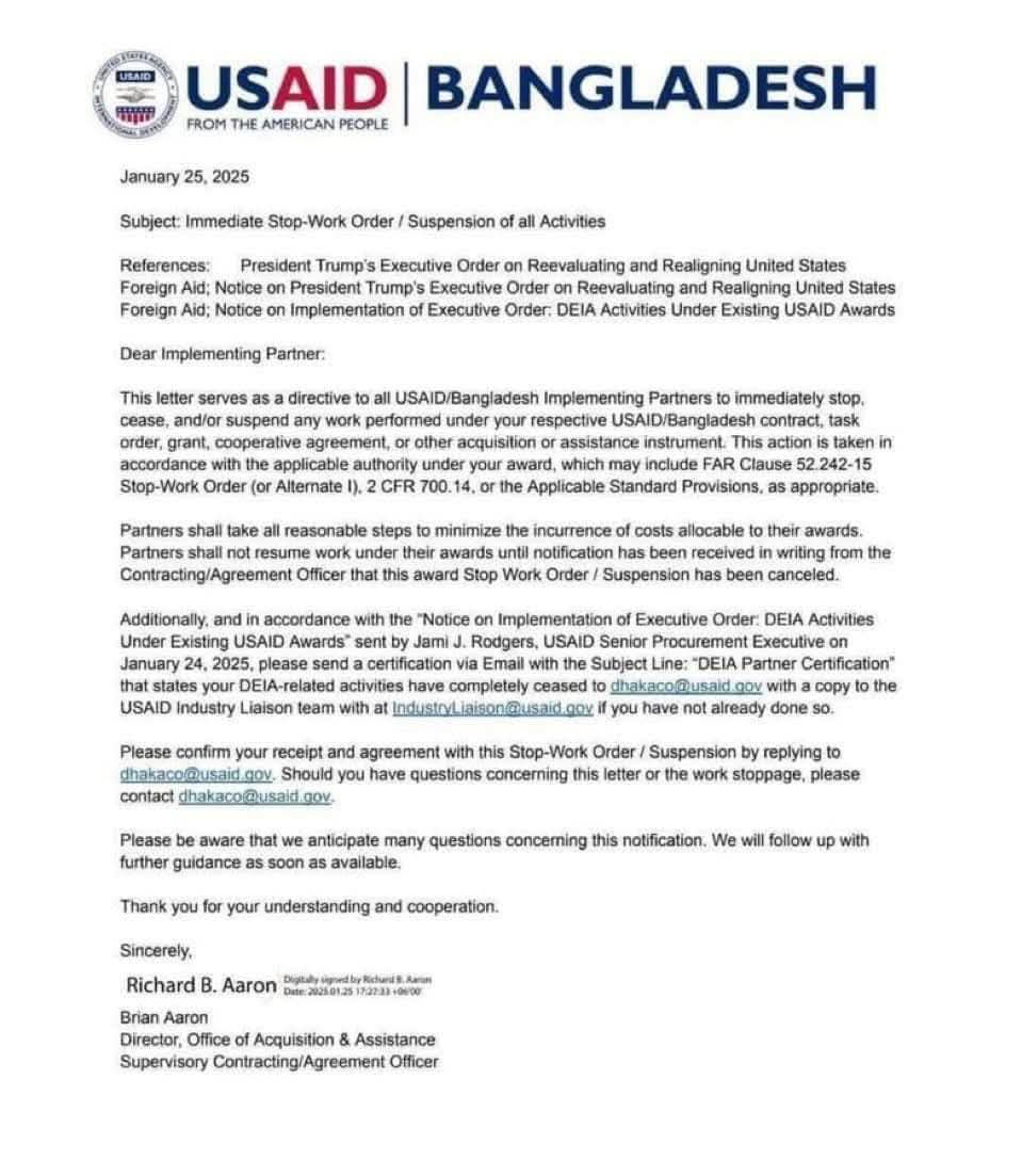 ban usaid