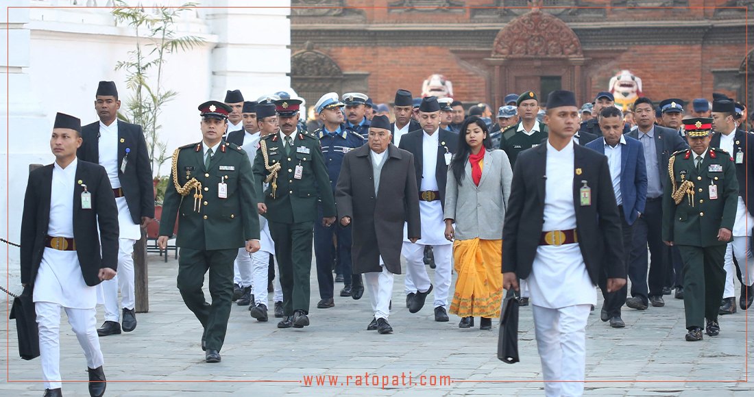 President Paudel attends Basanta Shrawan ritual (photos)