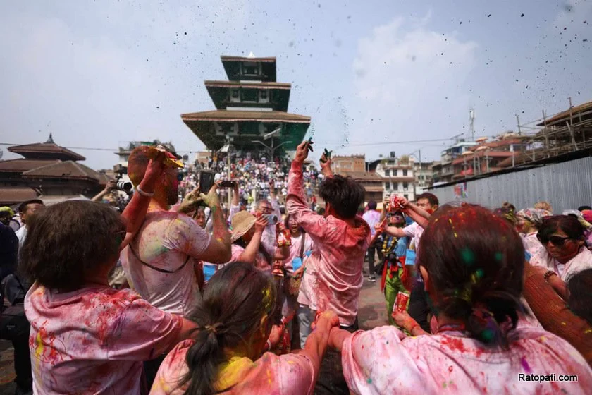 IN PICS: Holi celebration in Kathmandu