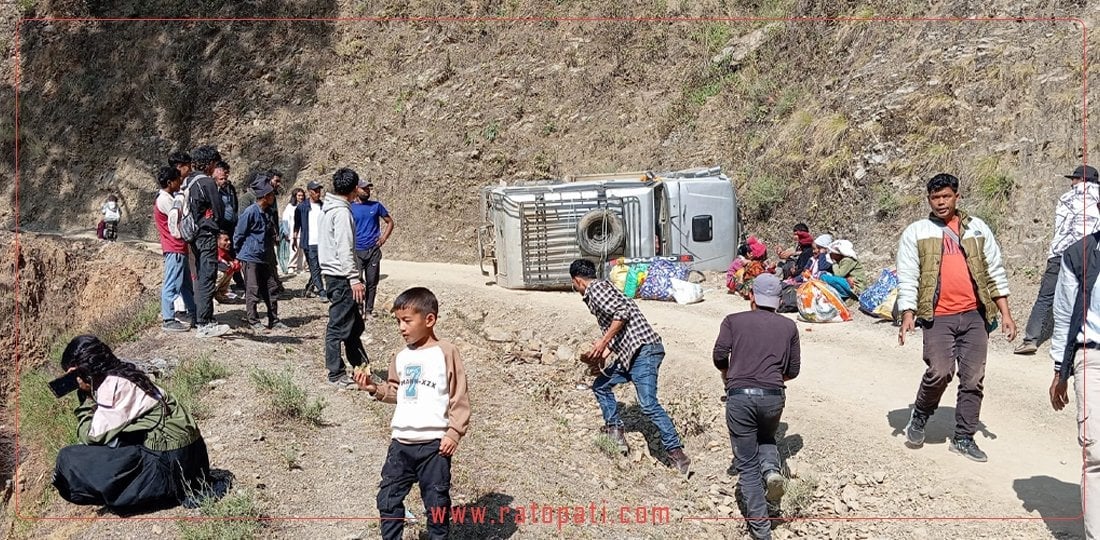 Three injured in Jajarkot jeep crash