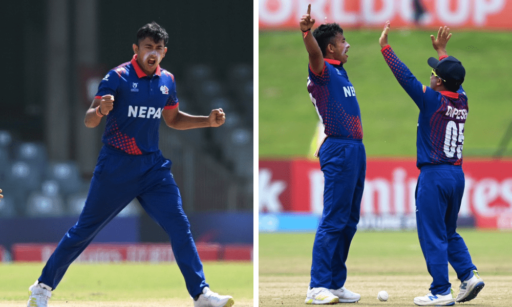 Nepal's commanding start in U19 Cricket World Cup as Afghanistan loses five wickets in power play