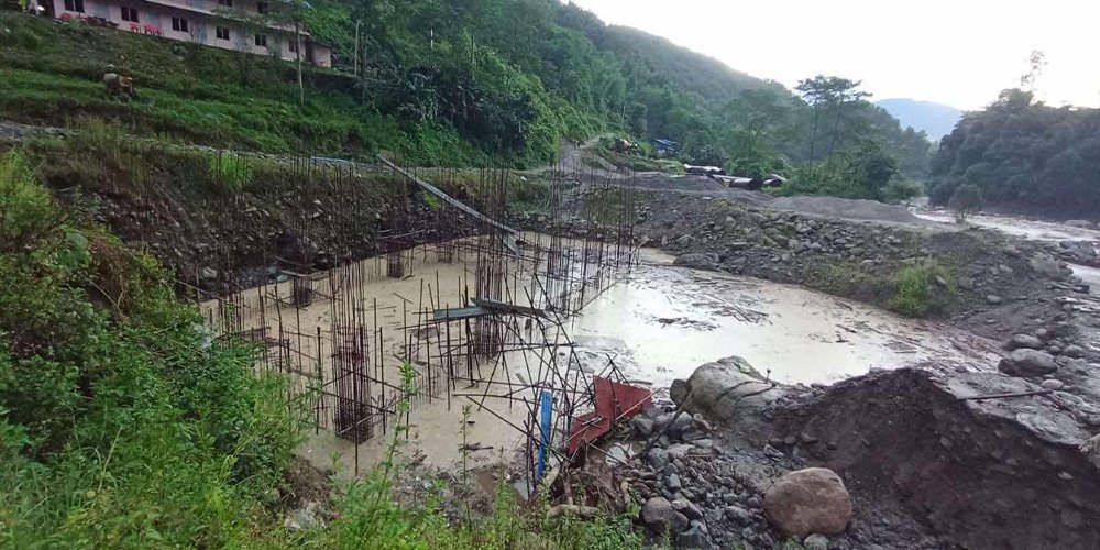 Flood sweeps away two workers of hydel project in Bhojpur