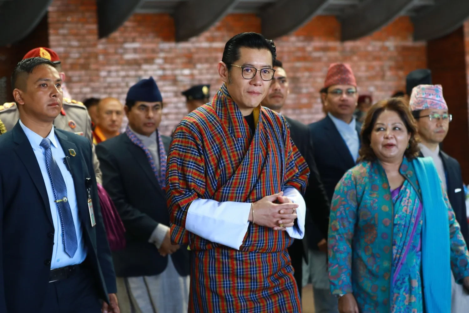 Bhutan King Wangchuk in Kathmandu