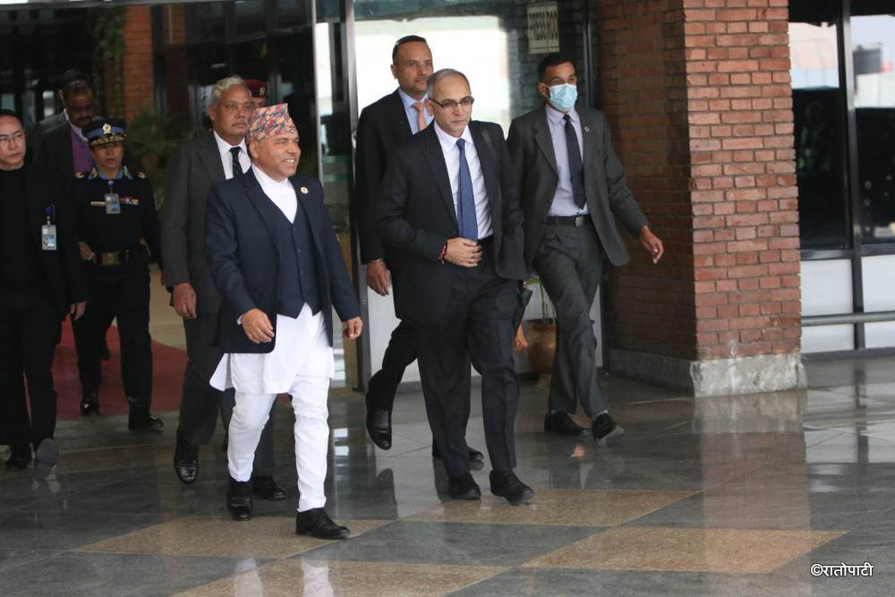 Indian Foreign Minister Kwatra in Nepal