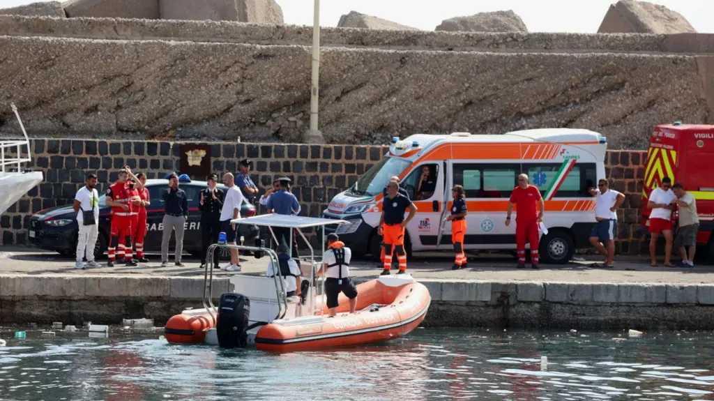 Four Britons among missing as sailboat sinks off Italian coast