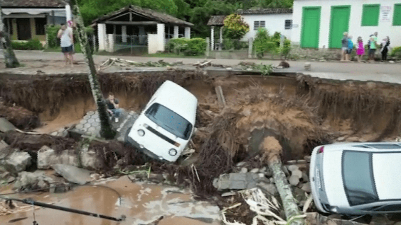 Dozens killed as deadly storms hit Brazilian coast