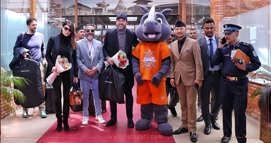 Photo Feature: World Cup winner Buffon arrives in Nepal