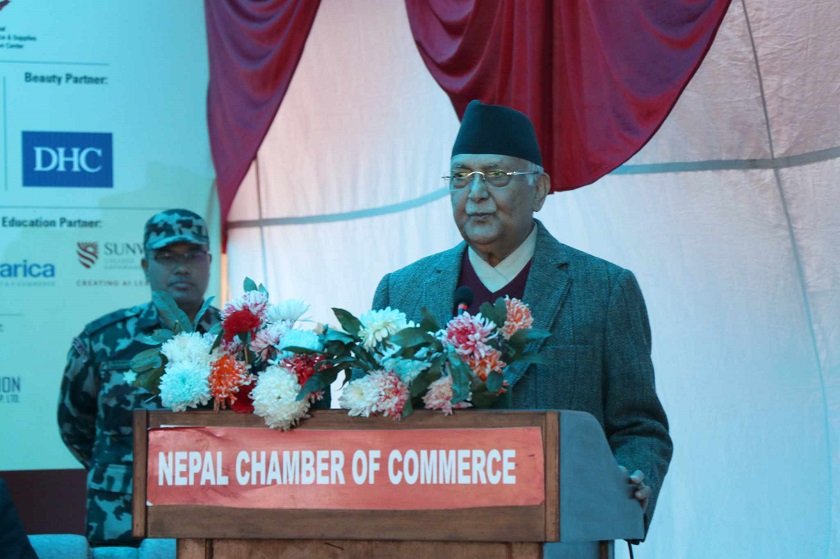 PM Oli claims Nepal's export trade data is fake