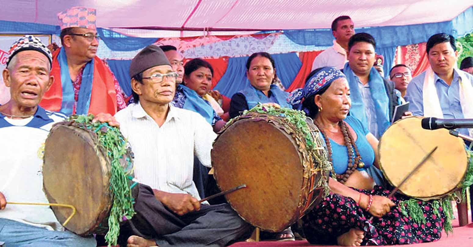 Chepang community celebrating Nwangi festival today