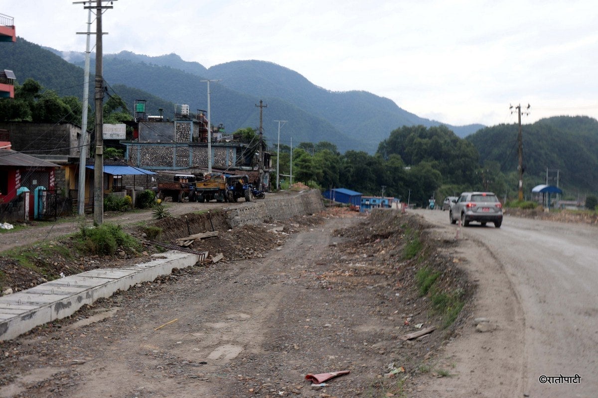 Chirkane-Deurali section of Prithvi Highway to close daily for 4.5 hours for 20 days