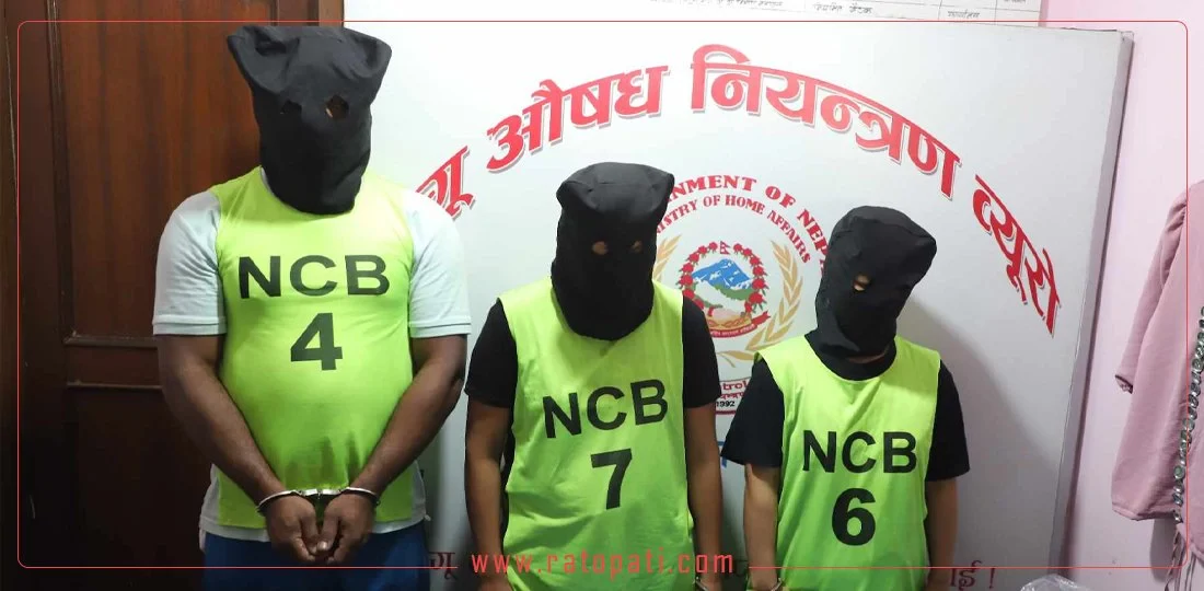 Cocaine worth 150 million seized from Kathmandu, 4 foreigners arrested