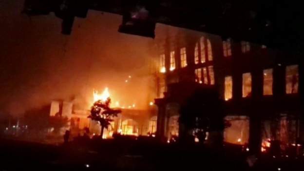 Cambodia-Thailand border: Ten die in fire at a Hotel