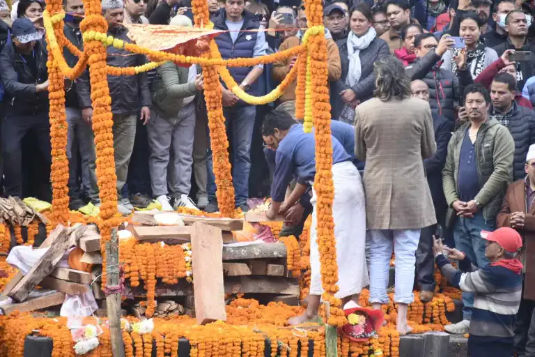 Final Farewell: Nepal bids adieu to music icon Bhaktaraj Acharya at Pashupati