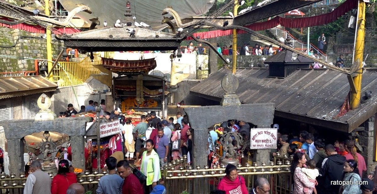 Dakshinkali Temple sees increased pilgrimage during Nawaratri (photos)