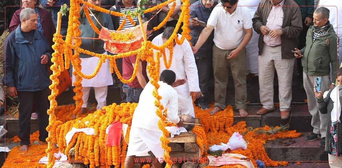 Photo Feature: Former Speaker Dhungana laid to rest