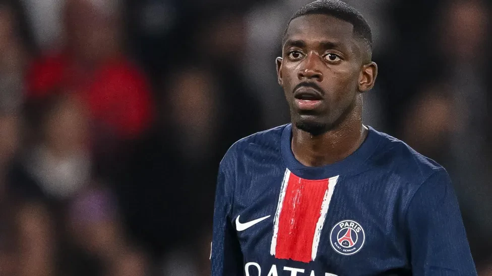 PSG drop forward Dembele for visit to Arsenal