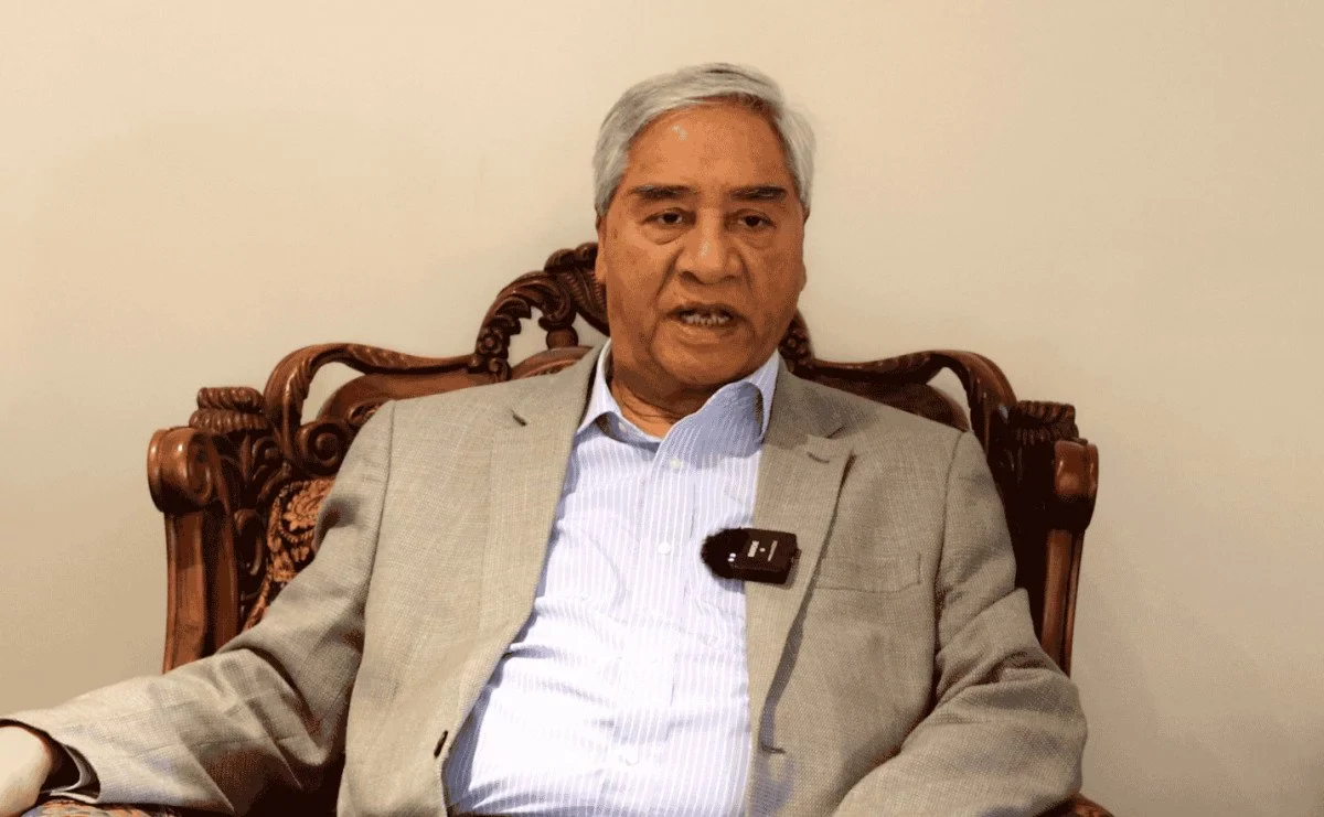 NC satisfied with Oli government's performance: Deuba