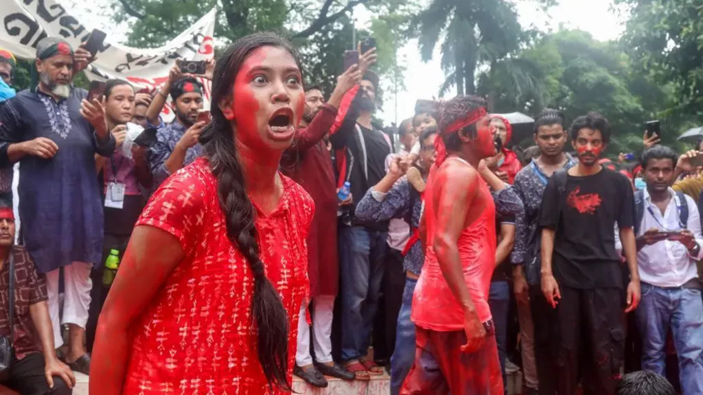 Bangladesh on the boil as rival activists hold marches