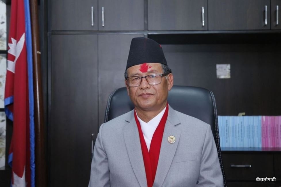 Law Minister Gurung admitted to hospital