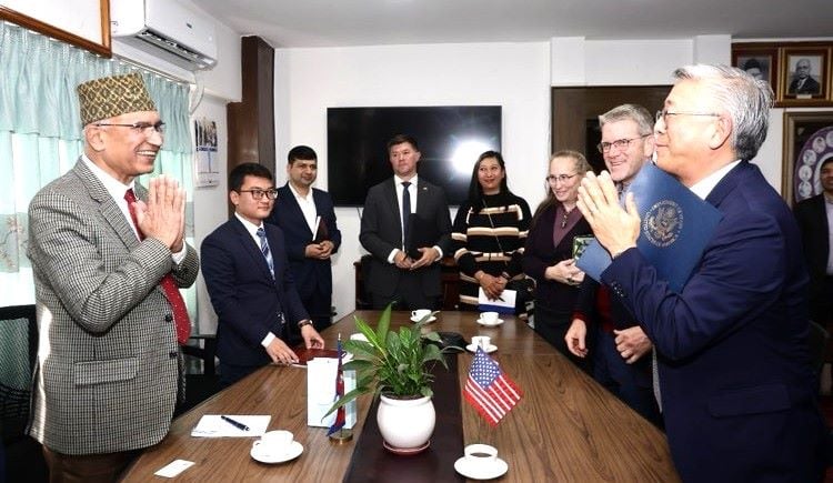 Finance Minister Paudel and US Assistant Secretary of State Lu hold meeting