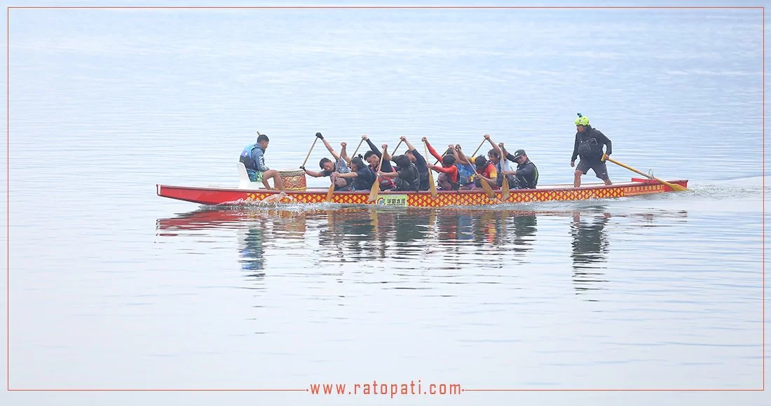 Pokhara prepares for second Dragon Boat Festival (photos)