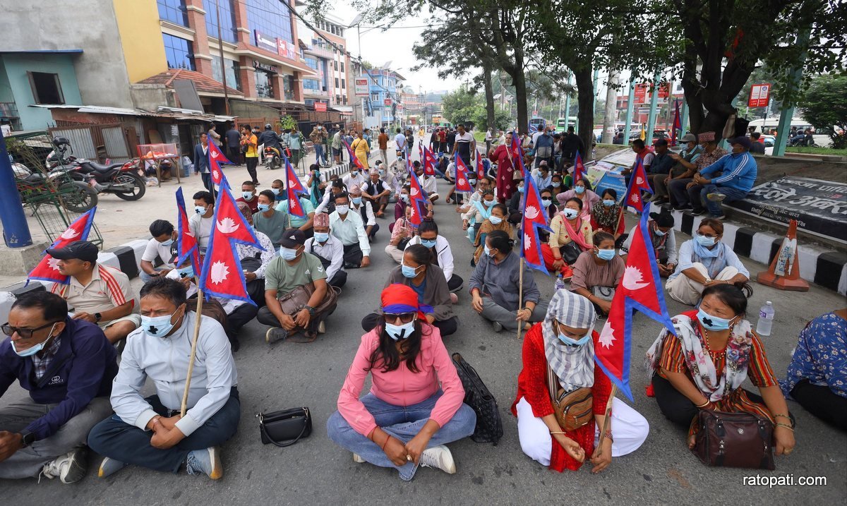 In pictures: Protestors demand release of medical entrepreneur Durga Prasain