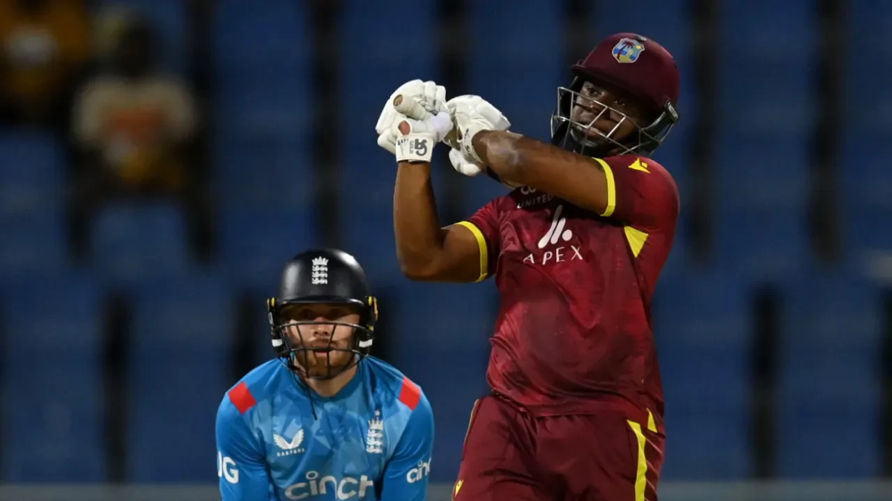 Evin Lewis fireworks, Gudakesh Motie four-for power West Indies to huge win