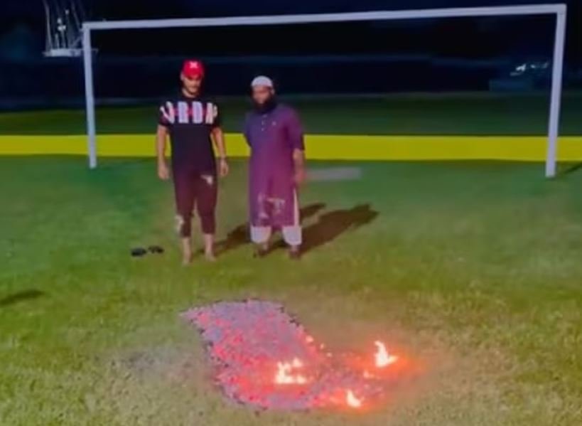 Bangladeshi opener walks on fire to train mentally for World Cup