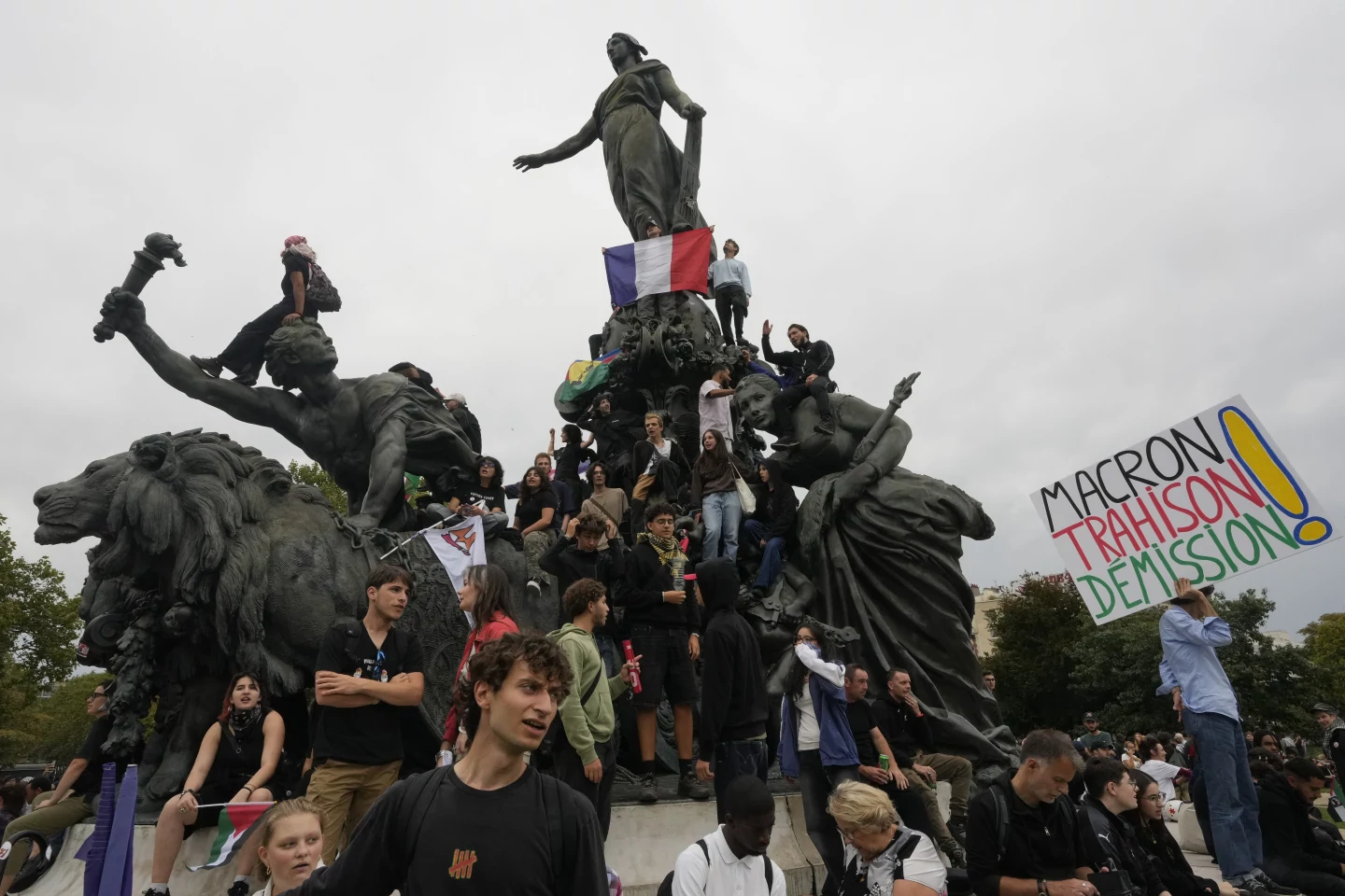 Protesters rally in France against Barnier’s appointment as prime minister