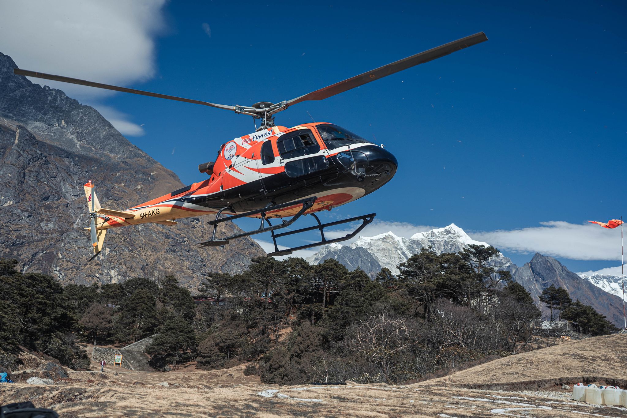 Heli Everest's missing helicopter recovered near Dhaulagiri base camp, pilot survives accident