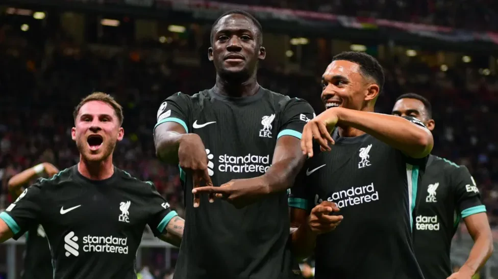 Liverpool win at AC Milan in Champions League opener