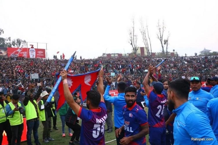 Nepal wins against UAE, enters World Cup Qualifiers